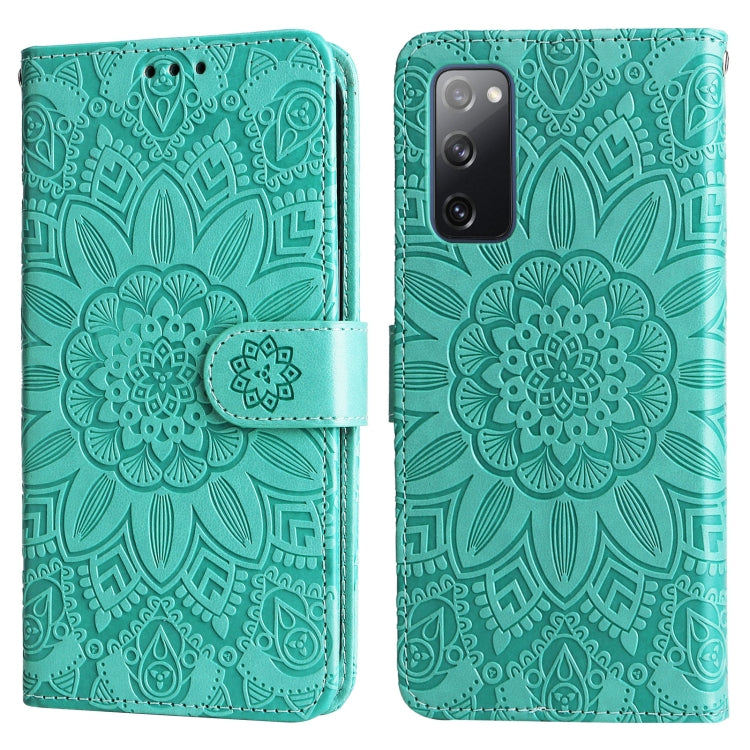 MANDALA Knižkové puzdro pre Samsung Galaxy S20 FE - zelené