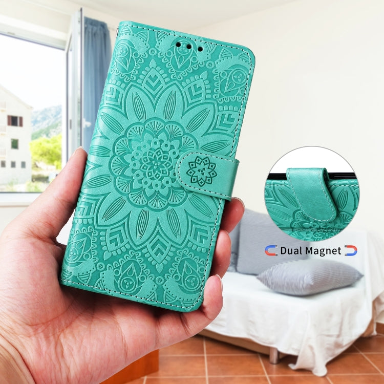 MANDALA Knižkové puzdro pre Samsung Galaxy S20 FE - zelené
