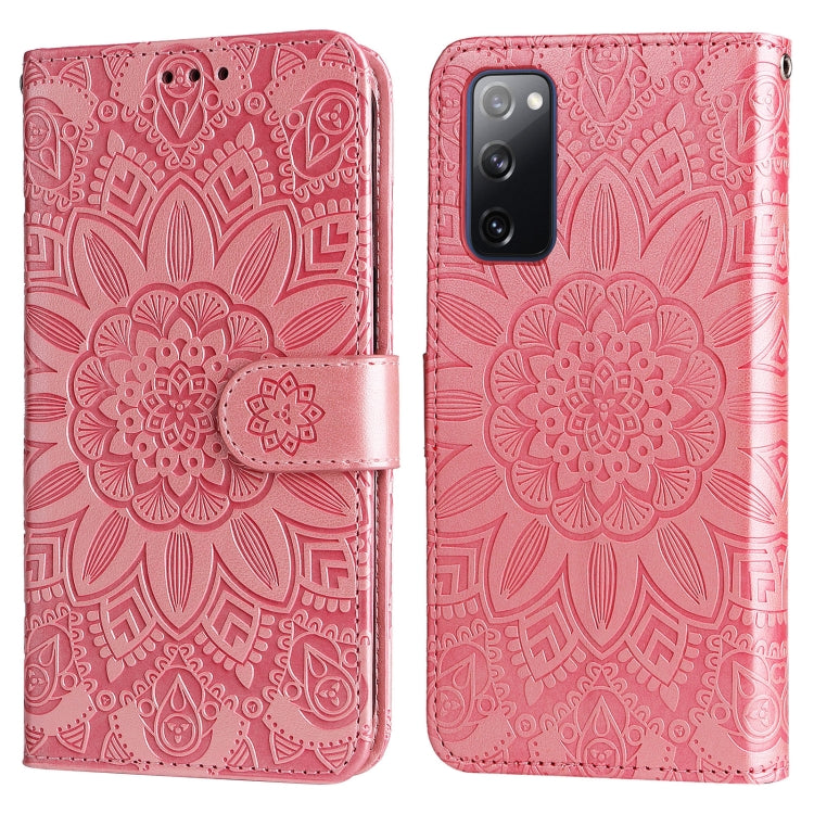 MANDALA Knižkové puzdro pre Samsung Galaxy S20 FE - ružové