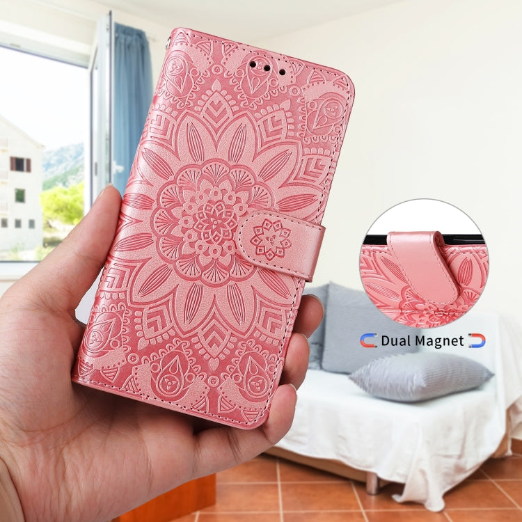 MANDALA Knižkové puzdro pre Samsung Galaxy S20 FE - ružové