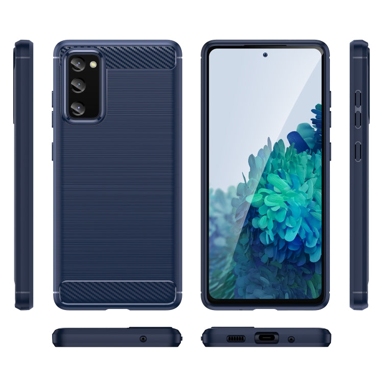 CARBON Zadný obal pre Samsung Galaxy S20 FE - modrý