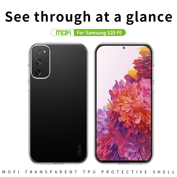 TRANSPARENTNÝ Silikónový obal pre Samsung Galaxy S20 FE - priesvitný