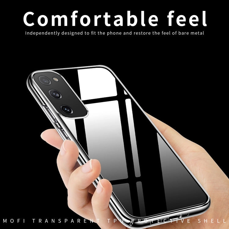 TRANSPARENTNÝ Silikónový obal pre Samsung Galaxy S20 FE - priesvitný