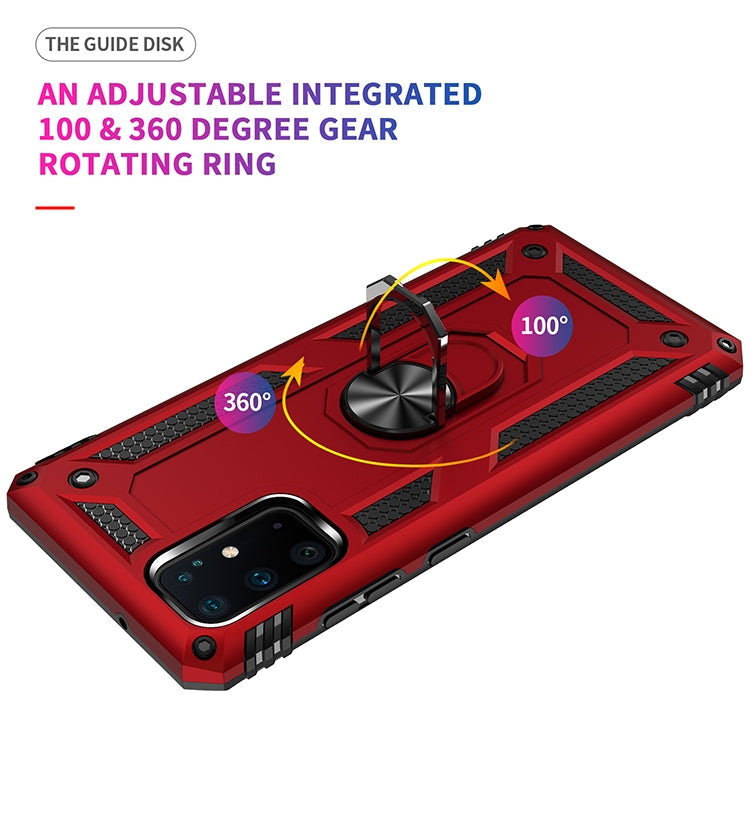RING ARMOR Tvrdený kryt pre Samsung Galaxy S20 Plus - sivý