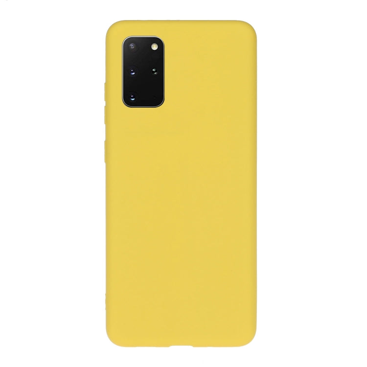 MATT Silikónový obal pre Samsung Galaxy S20 Plus - žltý