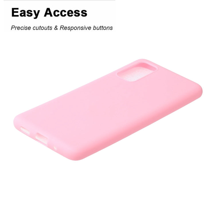 MATT Silikónový obal pre Samsung Galaxy S20 Plus - ružový
