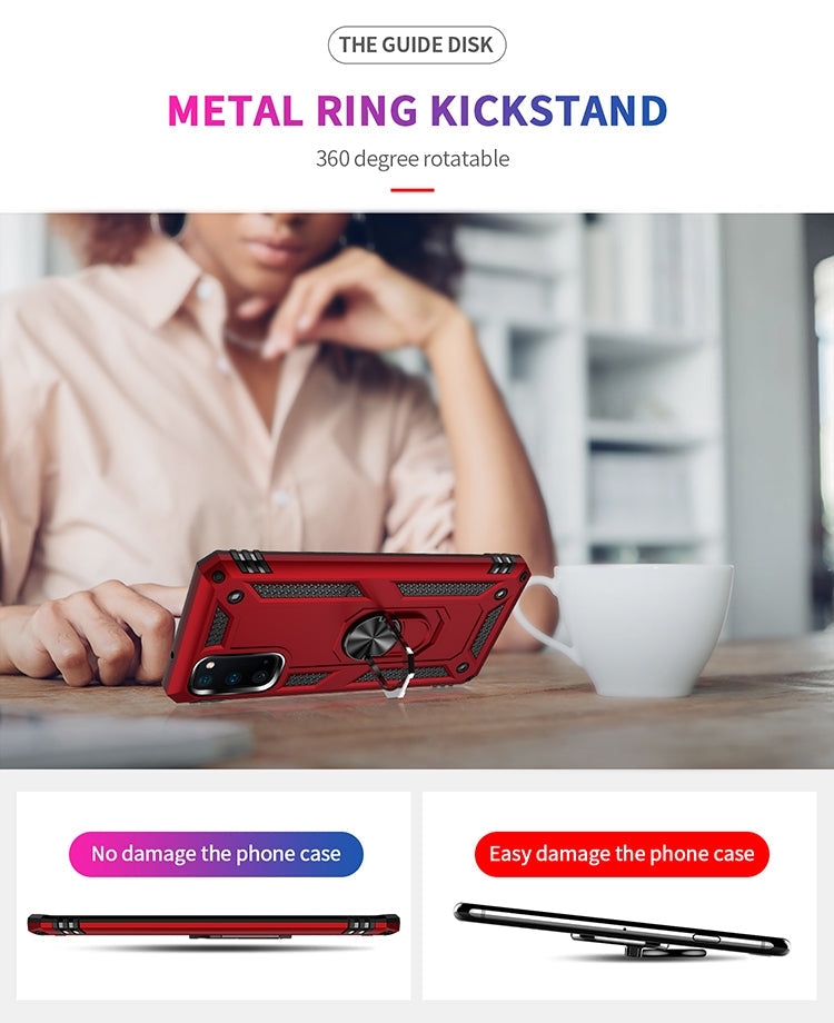RING ARMOR Tvrdený kryt pre Samsung Galaxy S20 - čierny