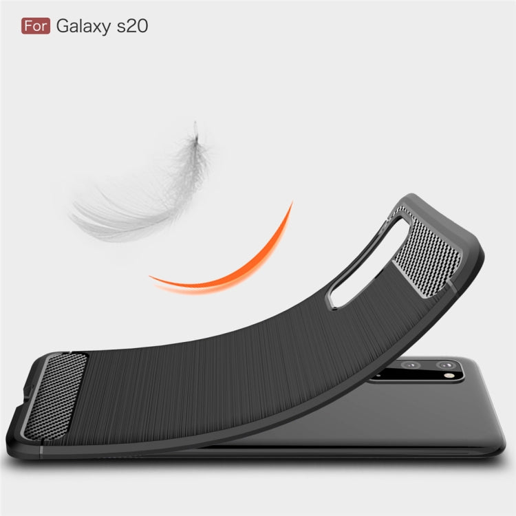CARBON Zadný obal pre Samsung Galaxy S20 - modrý