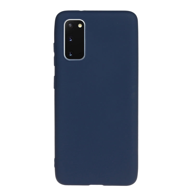 MATT Silikónový obal pre Samsung Galaxy S20 - modrý
