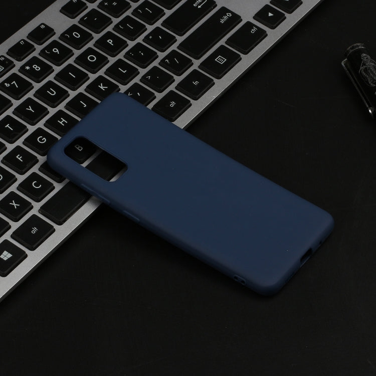 MATT Silikónový obal pre Samsung Galaxy S20 - modrý