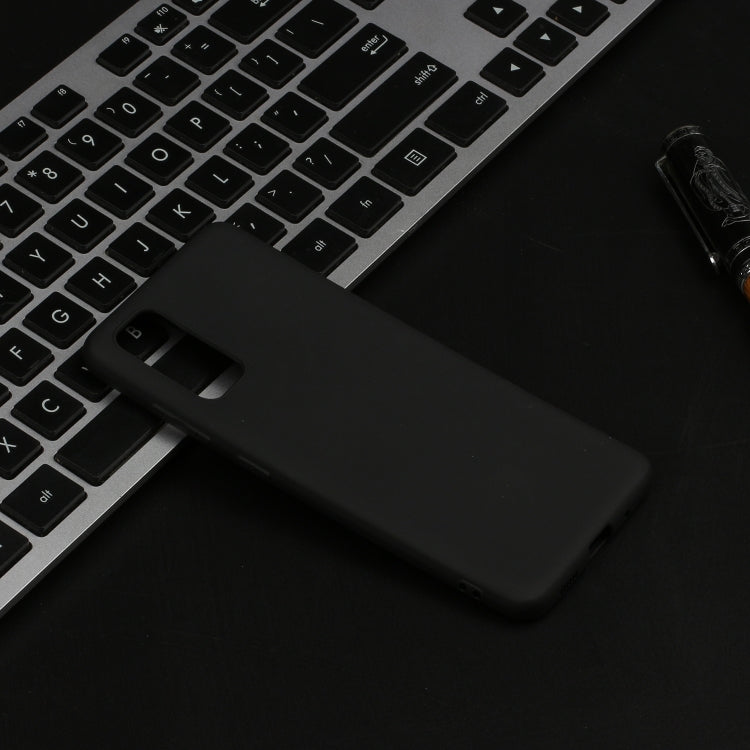 MATT Silikónový obal pre Samsung Galaxy S20 - čierny