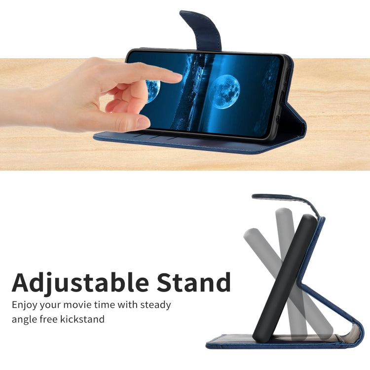 STITCHING Knižkové puzdro pre Samsung Galaxy S21 Ultra 5G - modré