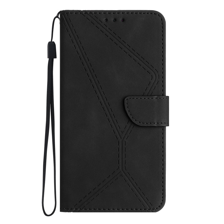 STITCHING Knižkové puzdro pre Samsung Galaxy S21 Ultra 5G - čierne