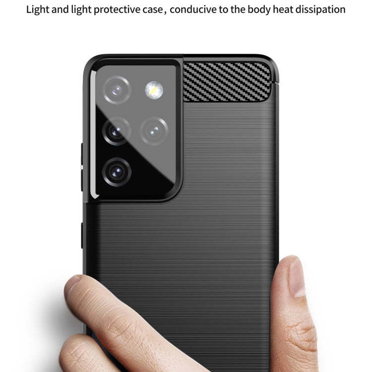 CARBON Zadný obal pre Samsung Galaxy S21 Ultra 5G - modrý