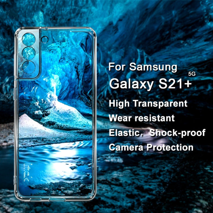 TRANSPARENTNÝ Silikónový obal pre Samsung Galaxy S21 Plus 5G - priesvitný