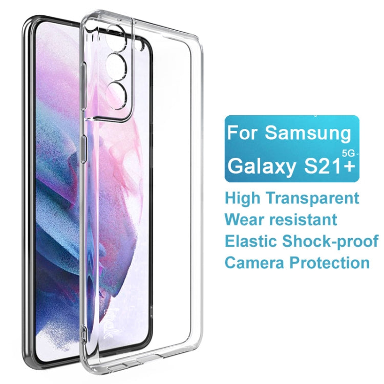 TRANSPARENTNÝ Silikónový obal pre Samsung Galaxy S21 Plus 5G - priesvitný