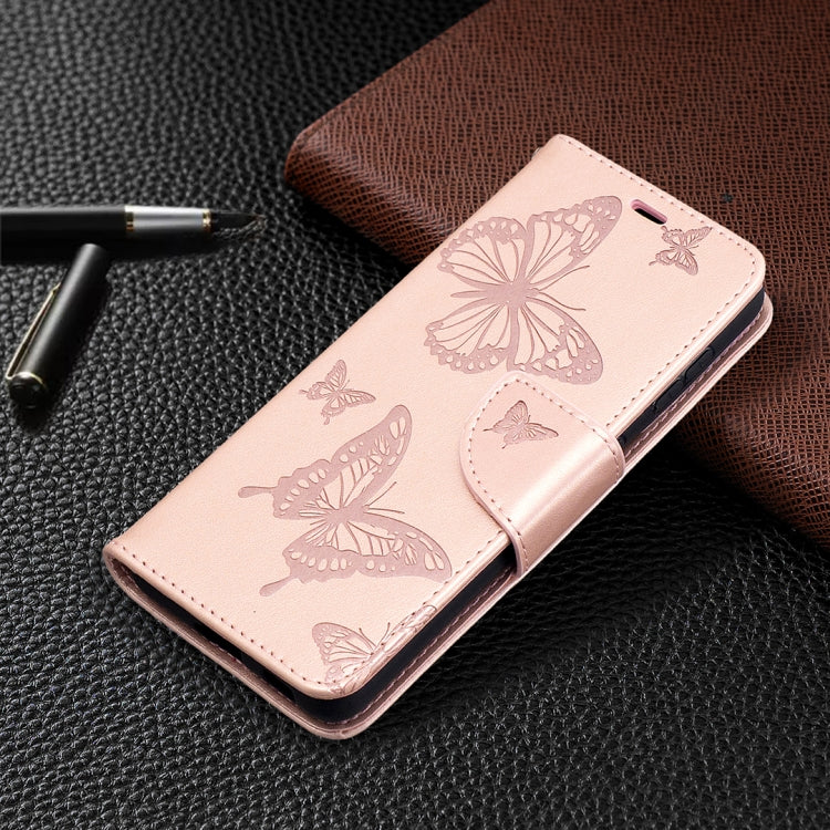 BUTTERFLY Knižkové puzdro pre Samsung Galaxy S21 5G - ružové