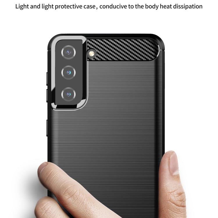 CARBON Zadný obal pre Samsung Galaxy S21 5G - čierny