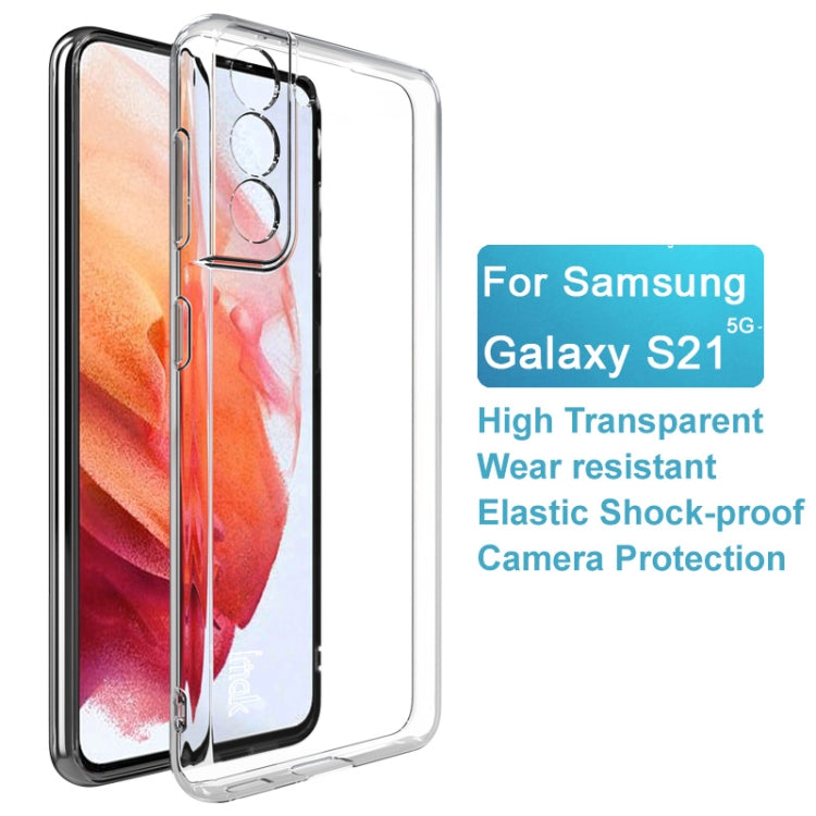 TRANSPARENTNÝ Silikónový obal pre Samsung Galaxy S21 5G - priesvitný