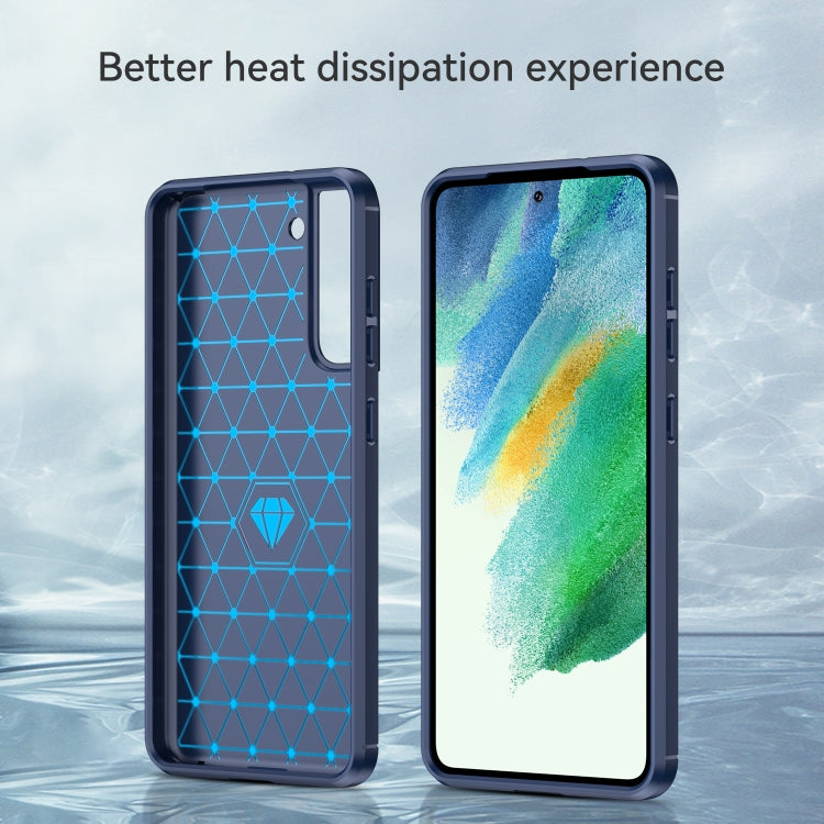 CARBON Zadný obal pre Samsung Galaxy S21 FE 5G - modrý