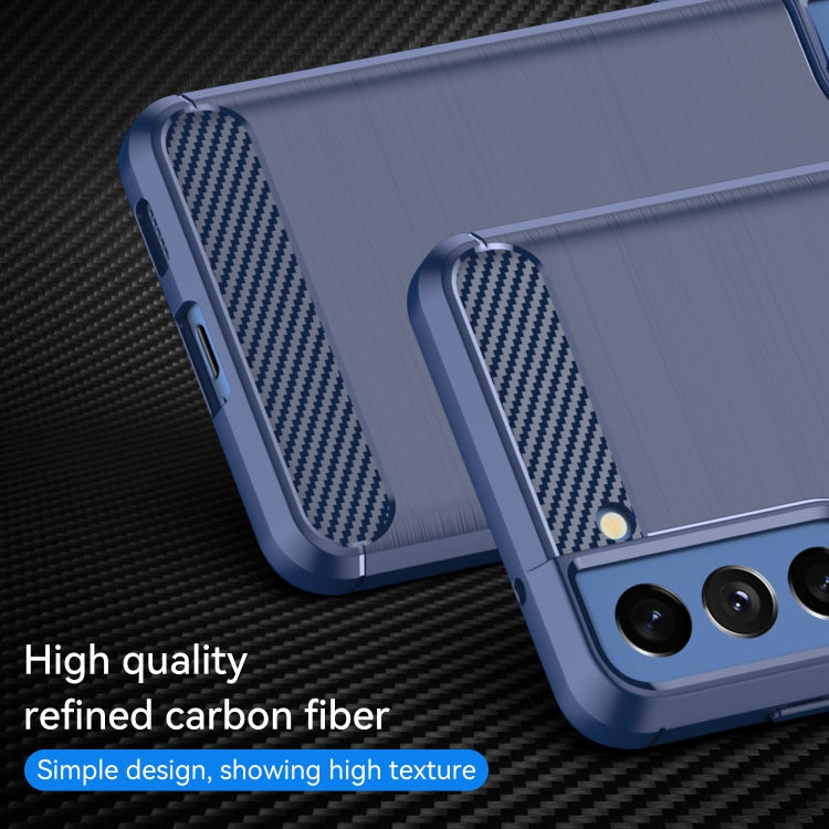 CARBON Zadný obal pre Samsung Galaxy S21 FE 5G - modrý