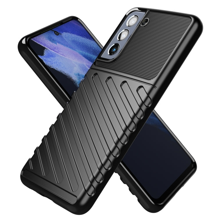 THUNDER Ochranný kryt pre Samsung Galaxy S21 FE 5G - čierny