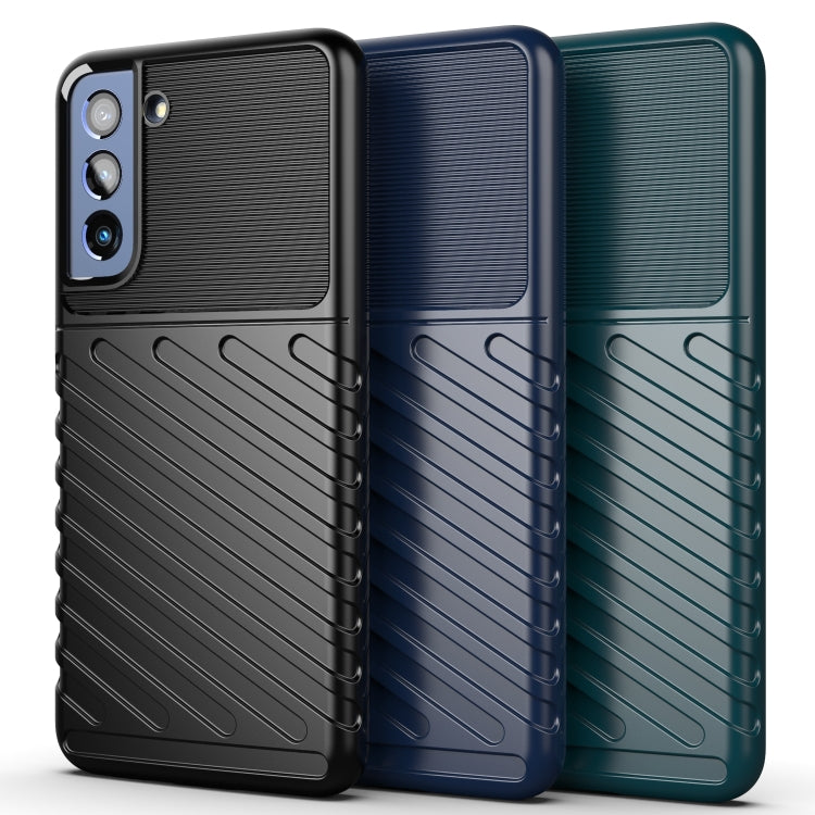 THUNDER Ochranný kryt pre Samsung Galaxy S21 FE 5G - čierny