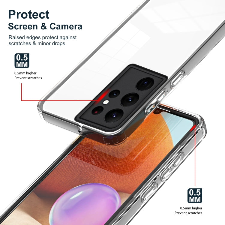 FRAME Zadný kryt pre Samsung Galaxy S22 Ultra 5G - čierny