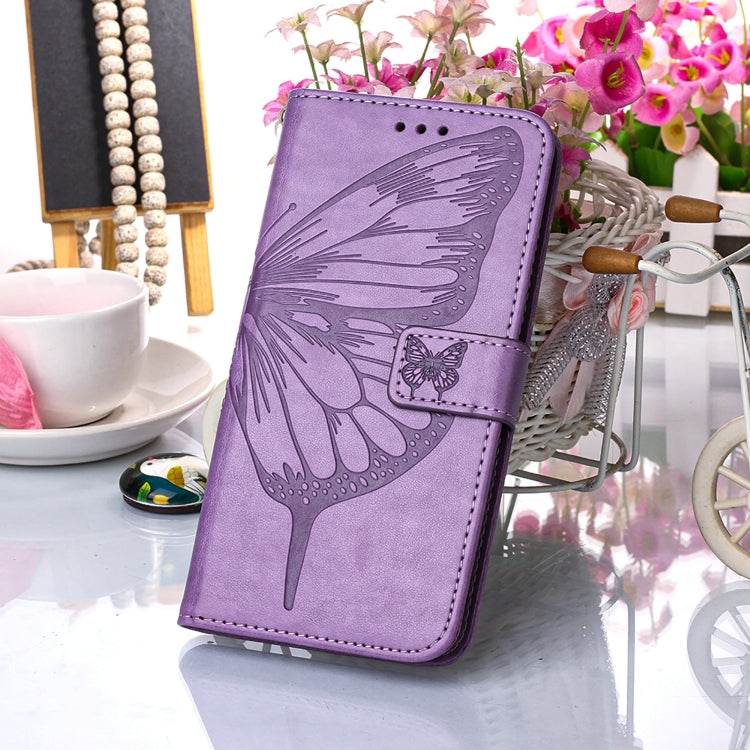 BUTTERFLY Knižkové puzdro pre Samsung Galaxy S22 5G - fialové