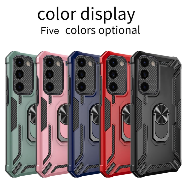 WARSHIP ARMOR Tvrdený kryt pre Samsung Galaxy S23 5G - zelený