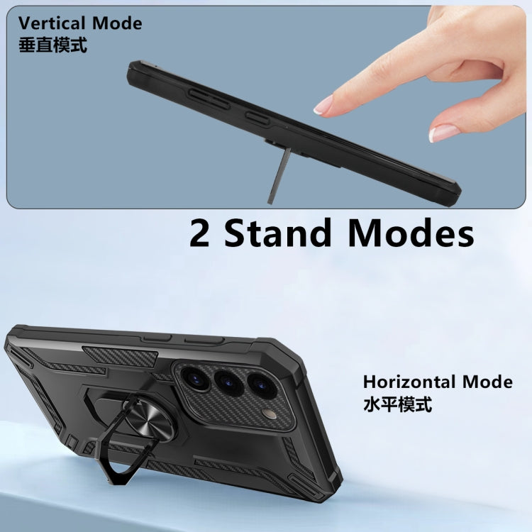 WARSHIP ARMOR Tvrdený kryt pre Samsung Galaxy S23 5G - zelený