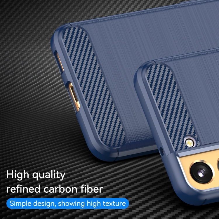 CARBON Zadný obal pre Samsung Galaxy S23 5G - modrý