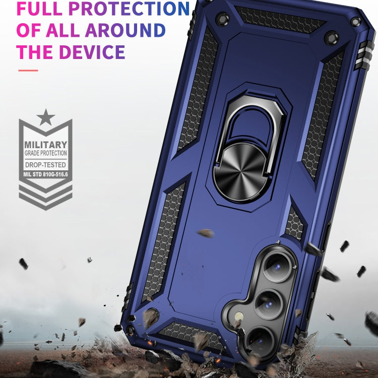 RING ARMOR Tvrdený kryt pre Samsung Galaxy S23 FE - modrý