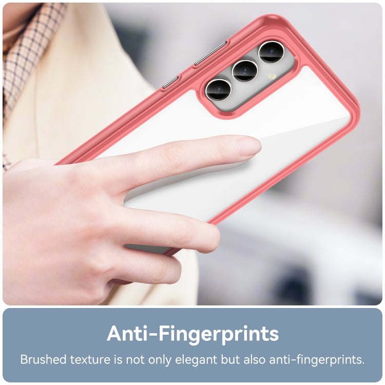 ACRYLIC Zadný kryt pre Samsung Galaxy S23 FE - červený