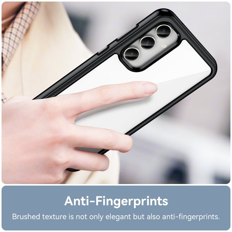 ACRYLIC Zadný kryt pre Samsung Galaxy S23 FE - čierny