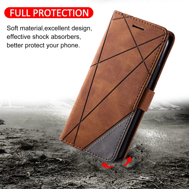SKIN Knižkové puzdro pre Samsung Galaxy S8 Plus - hnedé