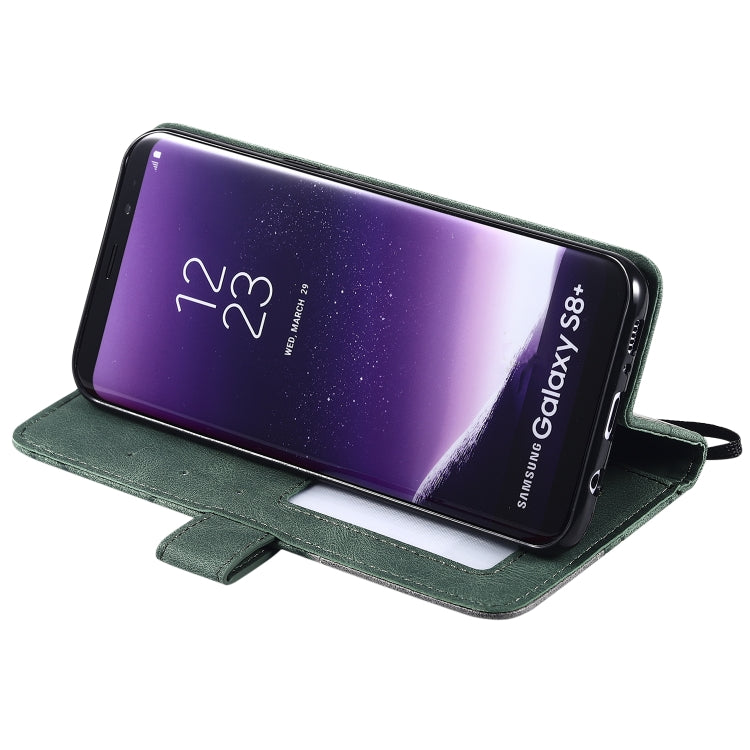 SKIN Knižkové puzdro pre Samsung Galaxy S8 Plus - zelené