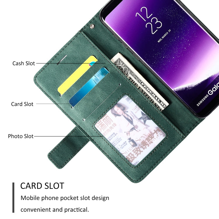 SKIN Knižkové puzdro pre Samsung Galaxy S8 Plus - zelené