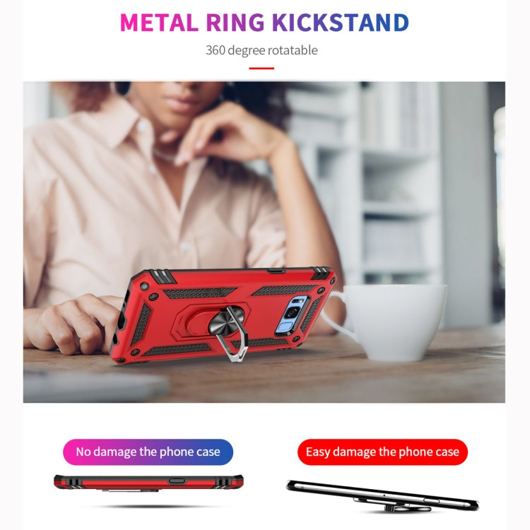 RING ARMOR Tvrdený kryt pre Samsung Galaxy S8 Plus - sivý