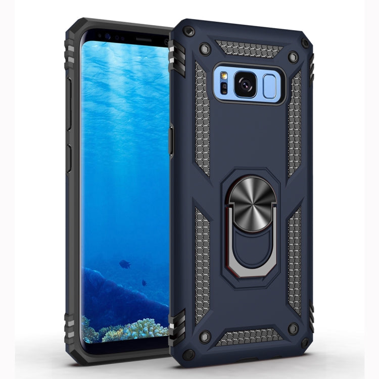 RING ARMOR Tvrdený kryt pre Samsung Galaxy S8 Plus - modrý