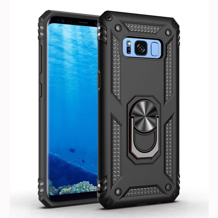 RING ARMOR Tvrdený kryt pre Samsung Galaxy S8 Plus - čierny