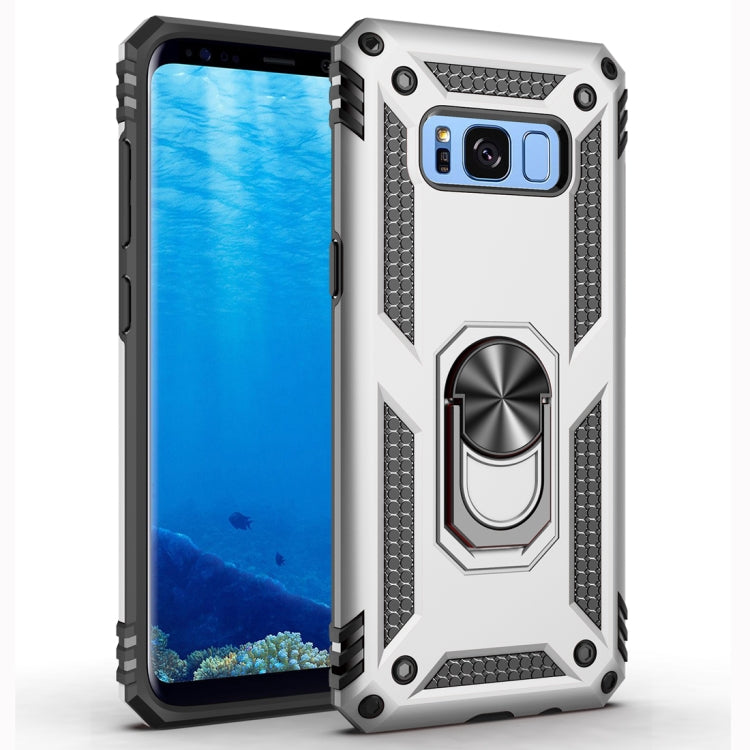 RING ARMOR Tvrdený kryt pre Samsung Galaxy S8 - sivý