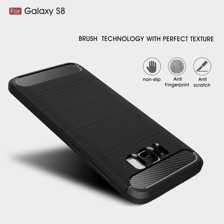CARBON Zadný obal pre Samsung Galaxy S8 - modrý