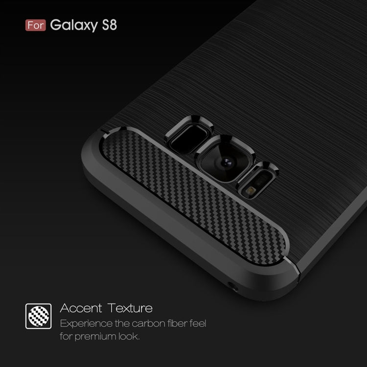 CARBON Zadný obal pre Samsung Galaxy S8 - modrý
