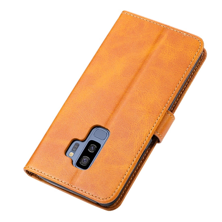 GUSSIM Knižkové puzdro pre Samsung Galaxy S9 Plus - tmavo hnedé