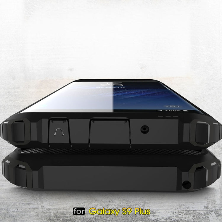 HYBRID ARMOR Tvrdený kryt pre Samsung Galaxy S9 Plus - silver