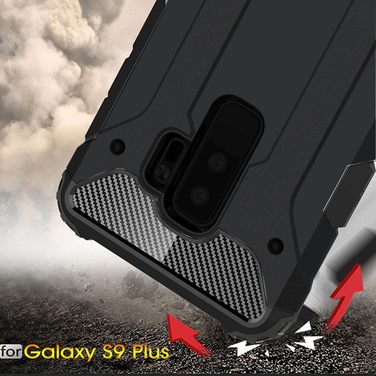 HYBRID ARMOR Tvrdený kryt pre Samsung Galaxy S9 Plus - čierny