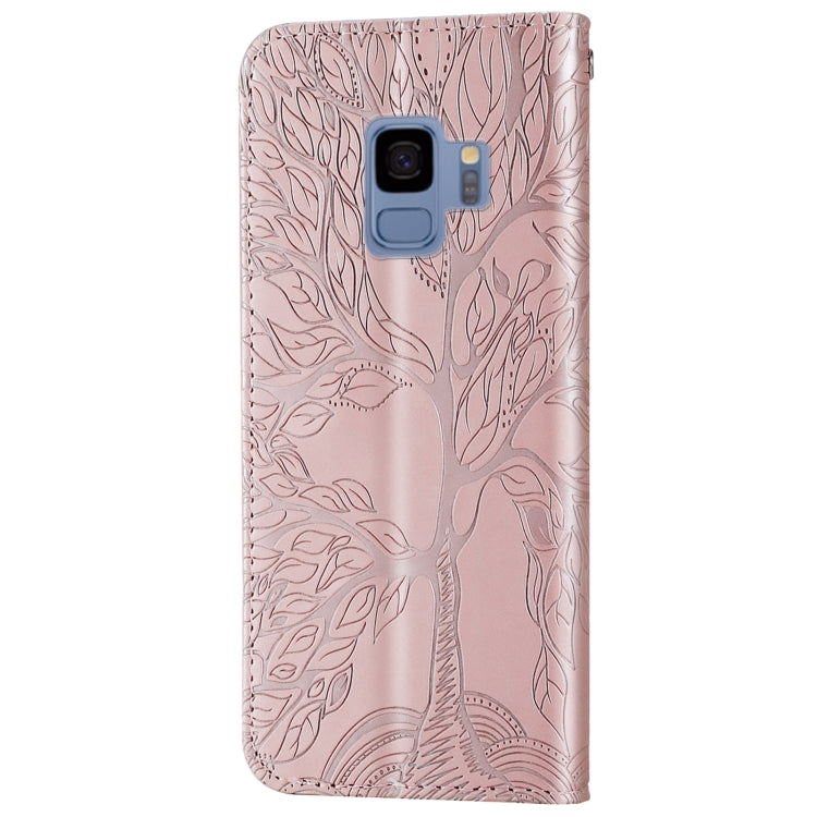 TREE Knižkové puzdro pre Samsung Galaxy S9 - ružové