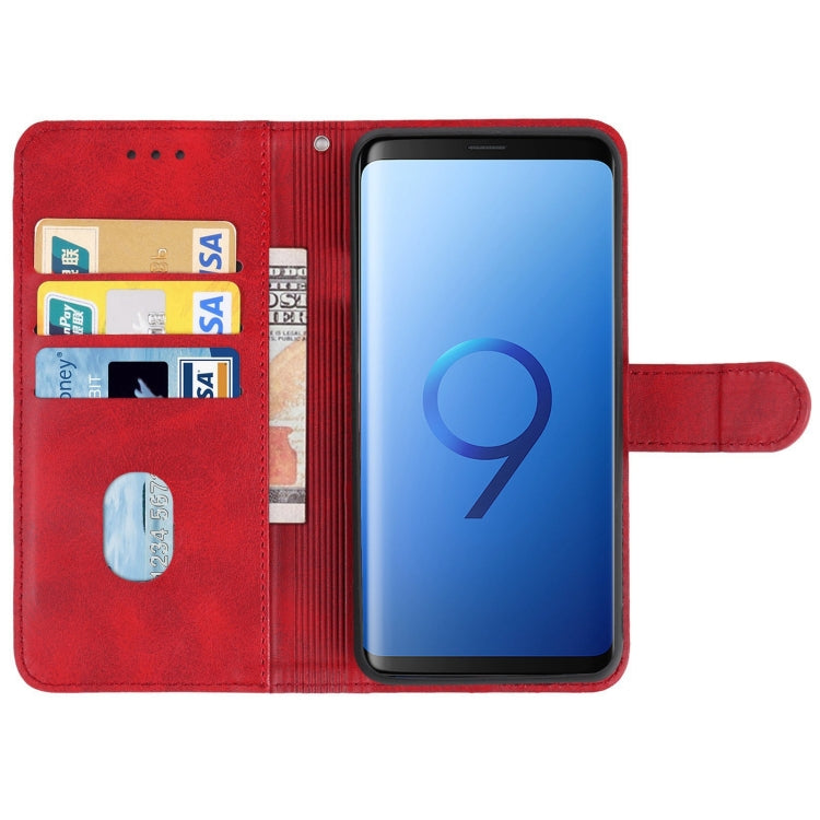 SOLID Knižkové puzdro pre Samsung Galaxy S9 - červené