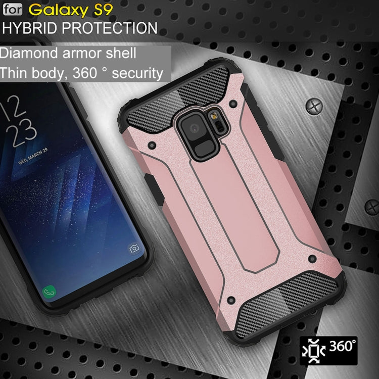HYBRID ARMOR Tvrdený kryt pre Samsung Galaxy S9 - ružový